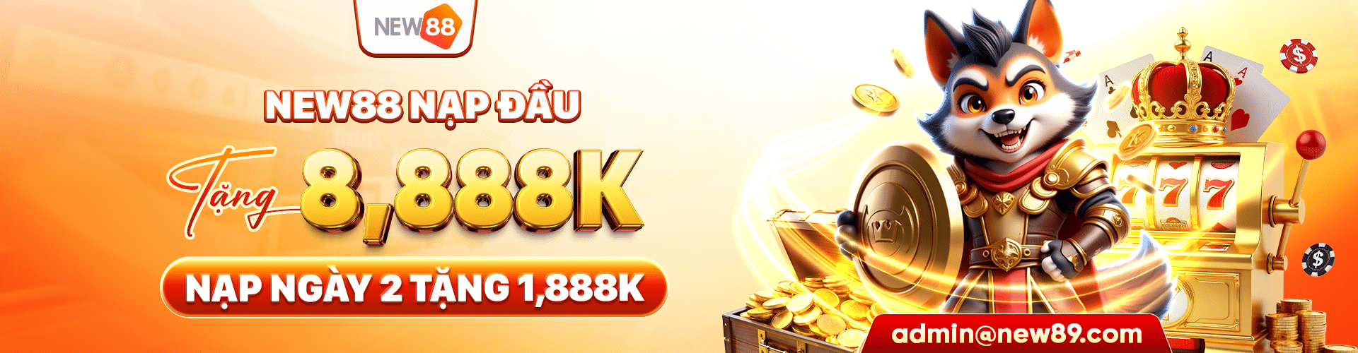 New88 Tặng Nạp Đầu 8,888K